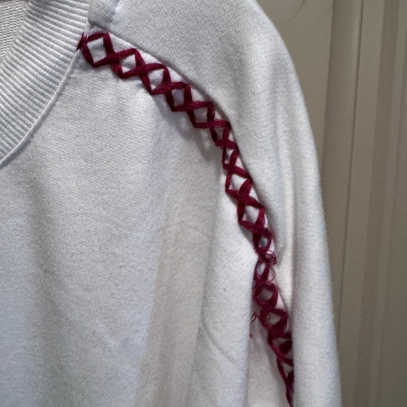 ODDY White T-shirt / sweatshirt - 3XL - Picture 3 of 4